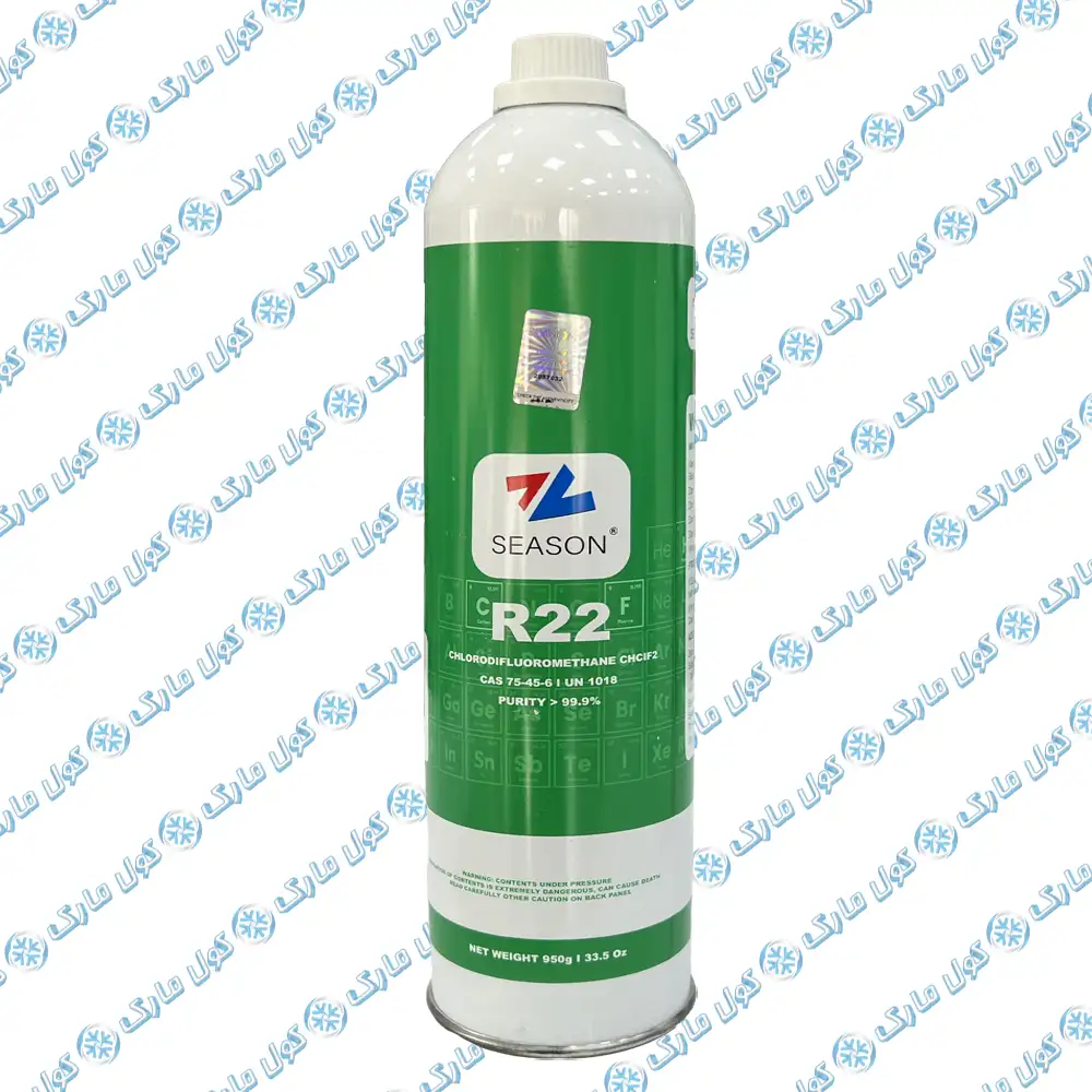 گاز R22 سیزن 1000 گرم سیلندر کوچک یکبارمصرف