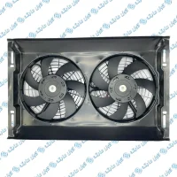 فن رادیاتور جفت (دوبل) فلزی 24 ولت 23×14 پوکا کد 2031B1